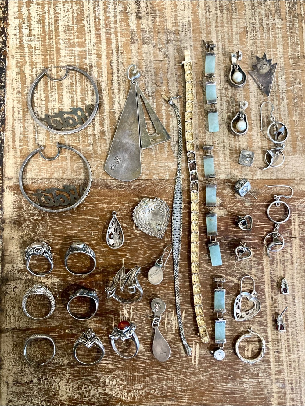 Broken Sterling Silver Jewelry Lot for Crafting - Picture 4 of 17